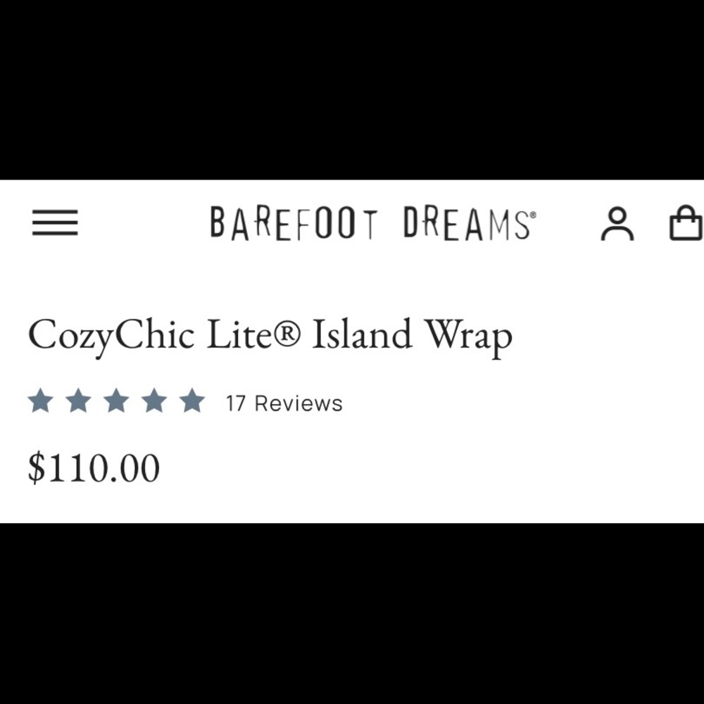Barefoot dreams CozyChic Lite® Island Wrap - Picture 2 of 12